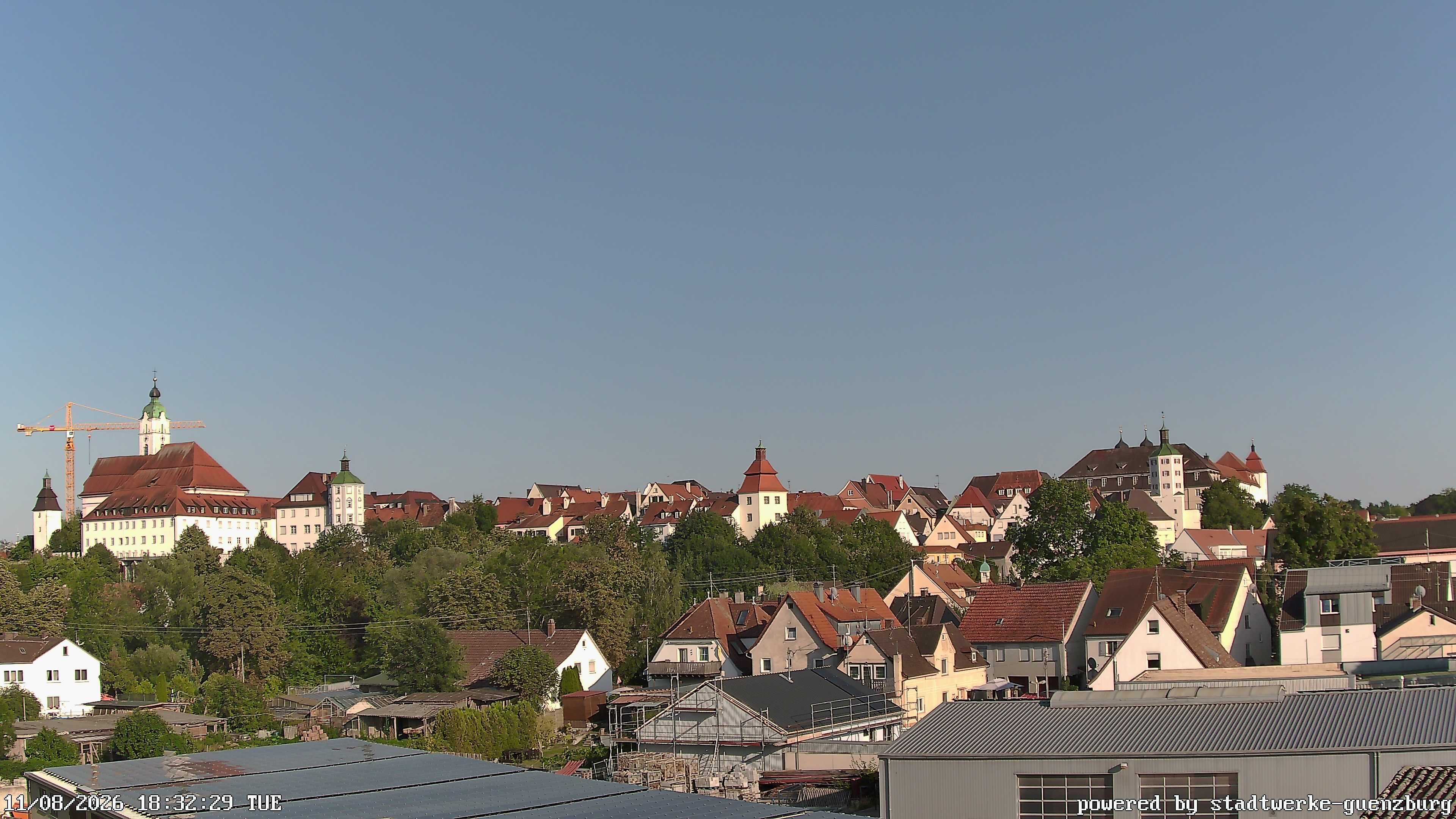Archiv Foto Webcam Günzburg Altstadt