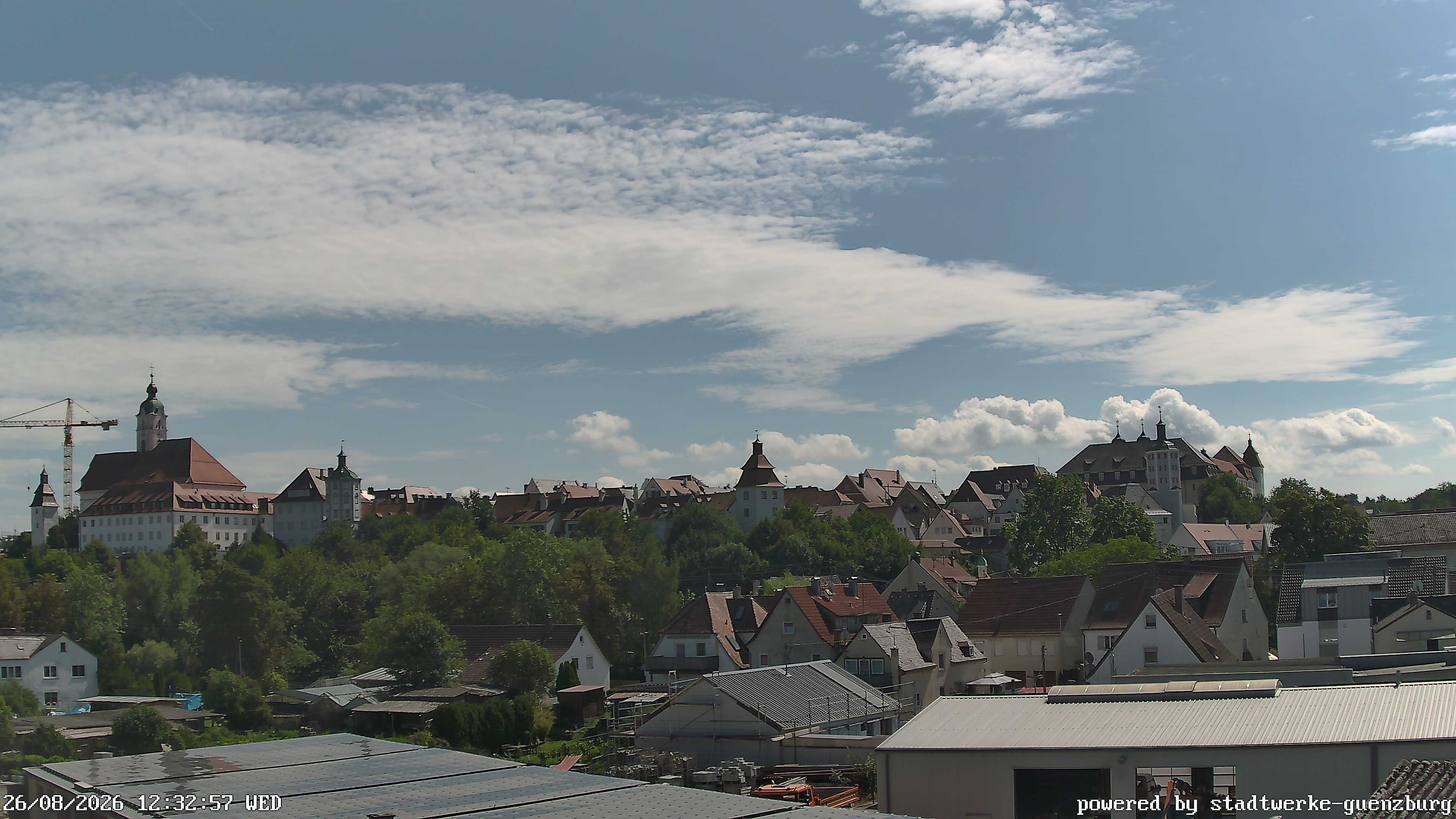 Archiv Foto Webcam Günzburg Altstadt