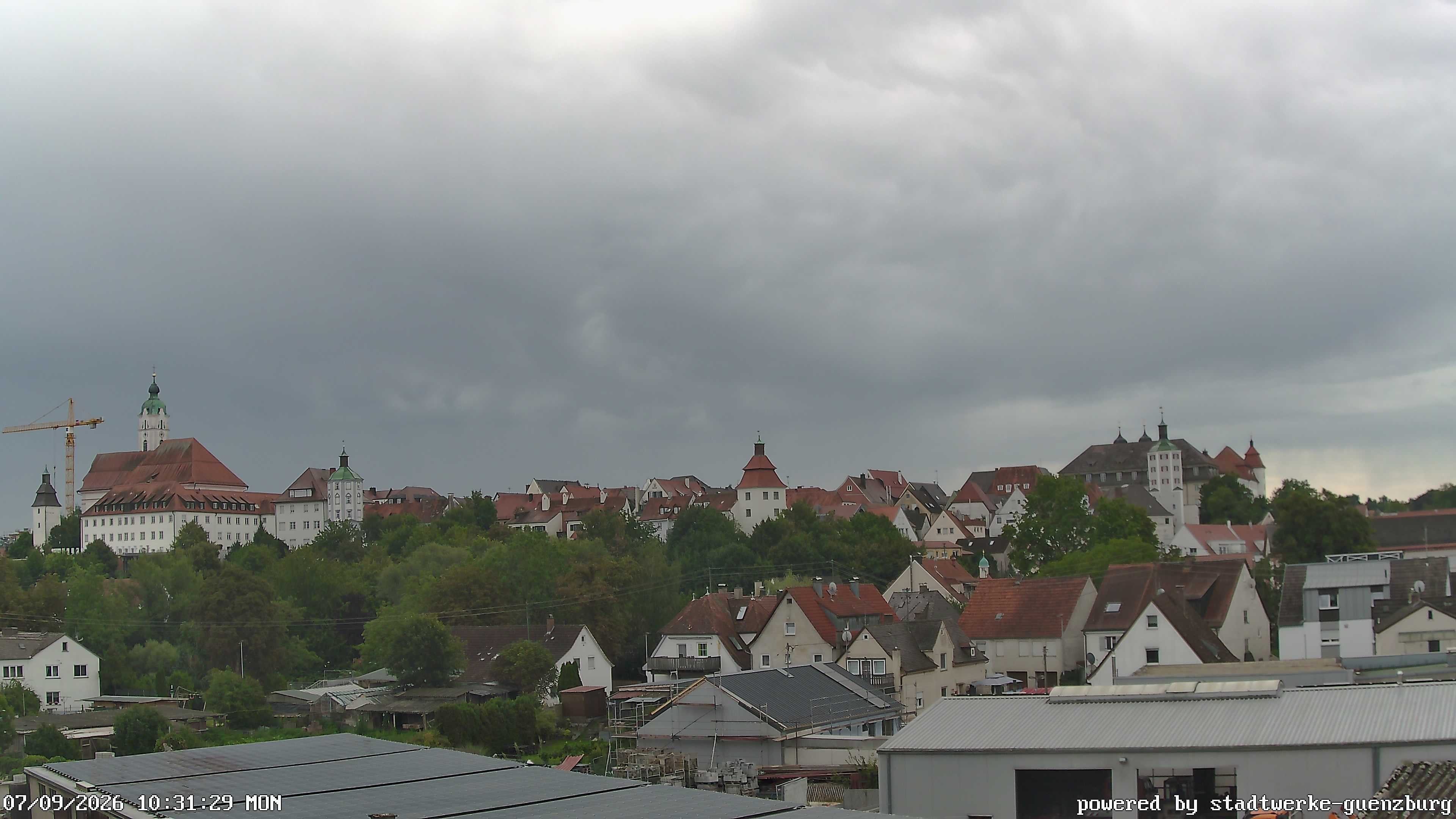 Archiv Foto Webcam Günzburg Altstadt