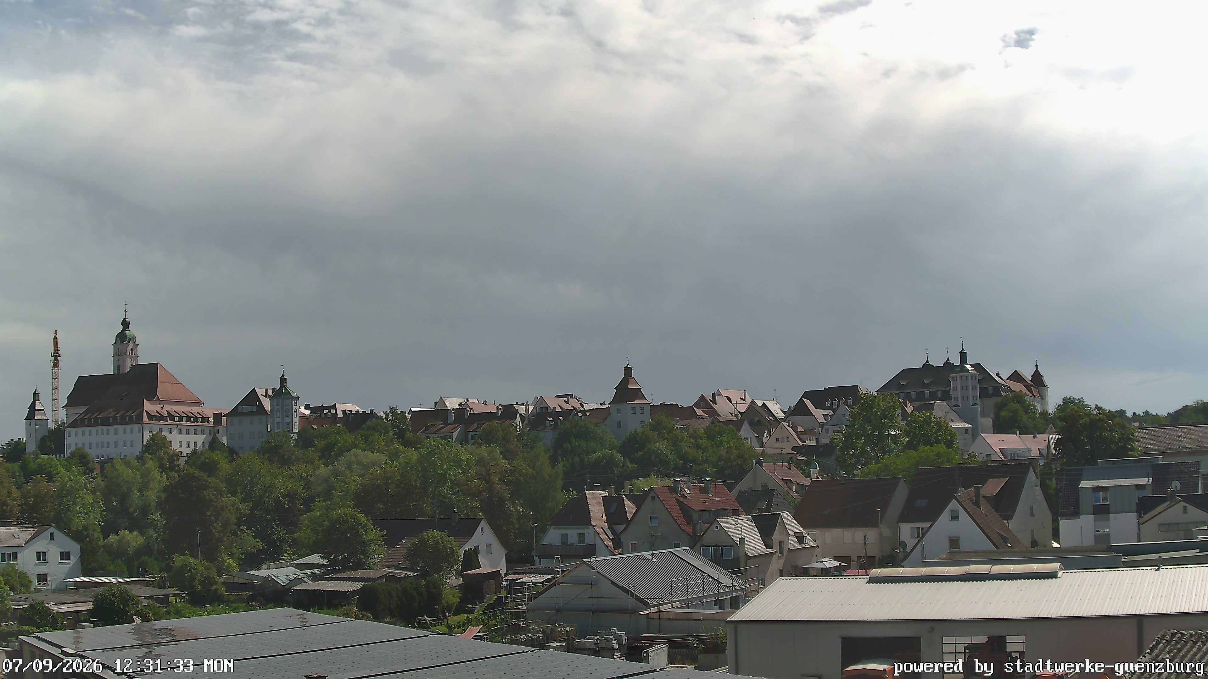 Archiv Foto Webcam Günzburg Altstadt