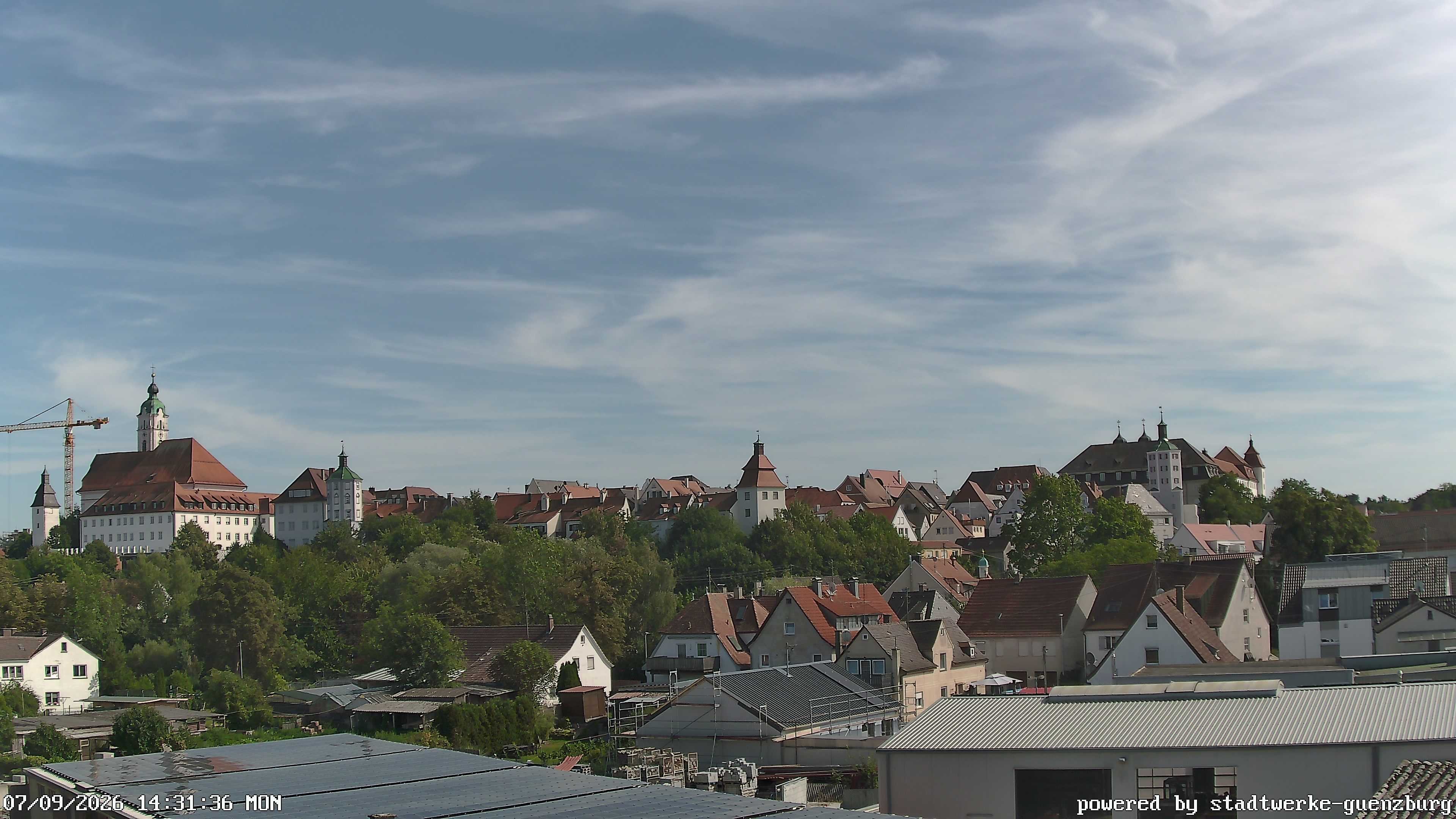 Archiv Foto Webcam Günzburg Altstadt