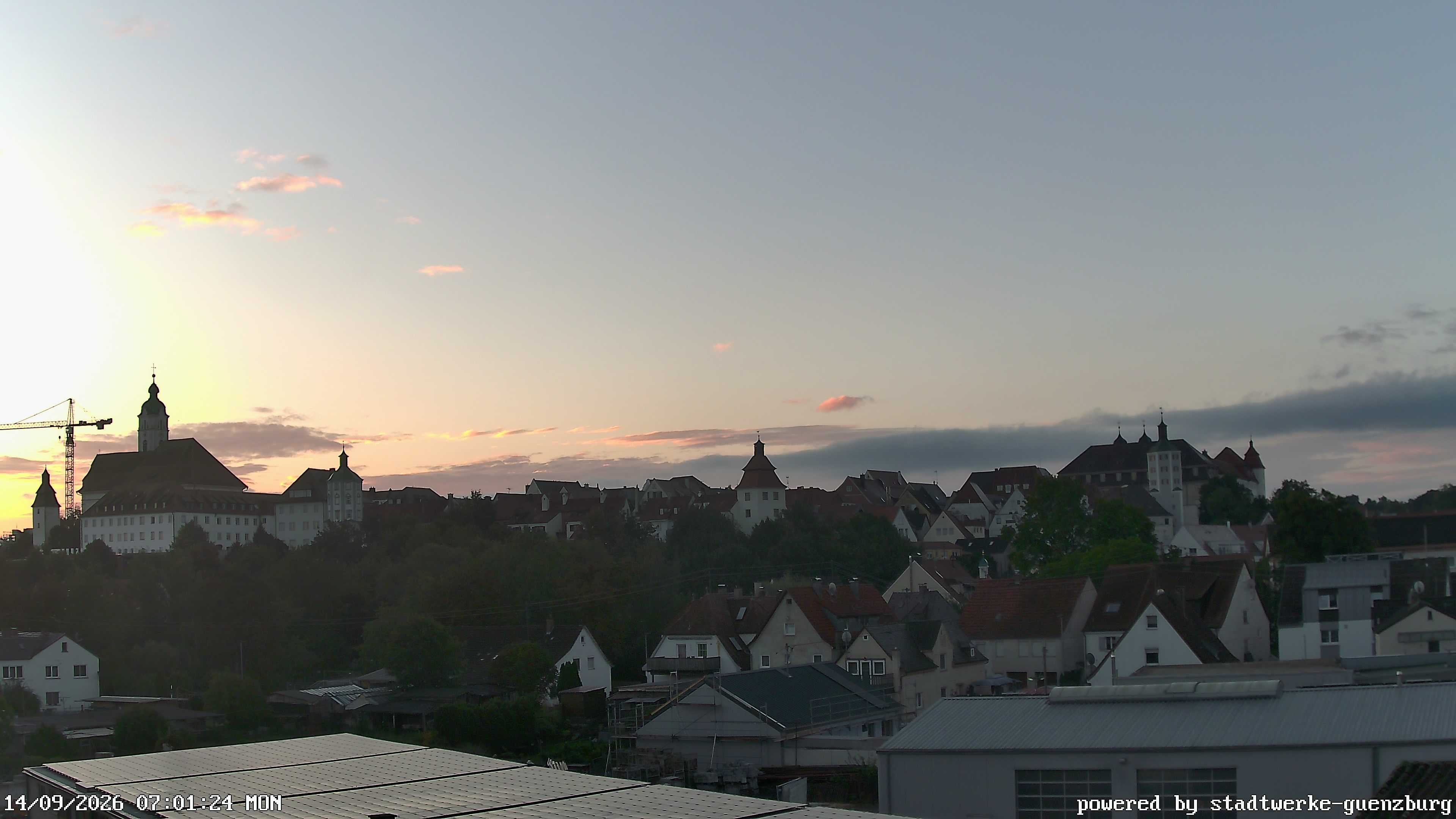 Archiv Foto Webcam Günzburg Altstadt