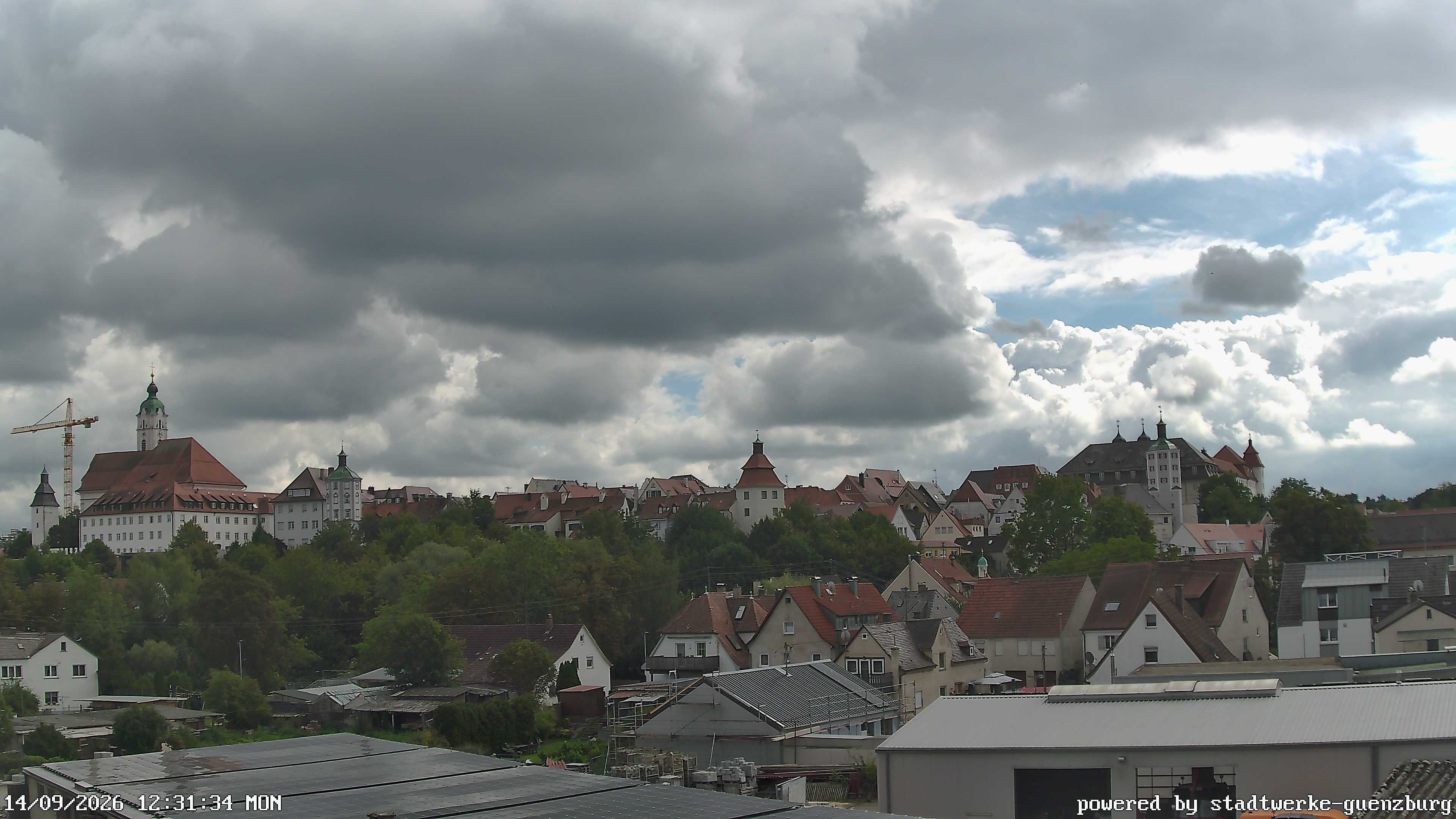 Archiv Foto Webcam Günzburg Altstadt