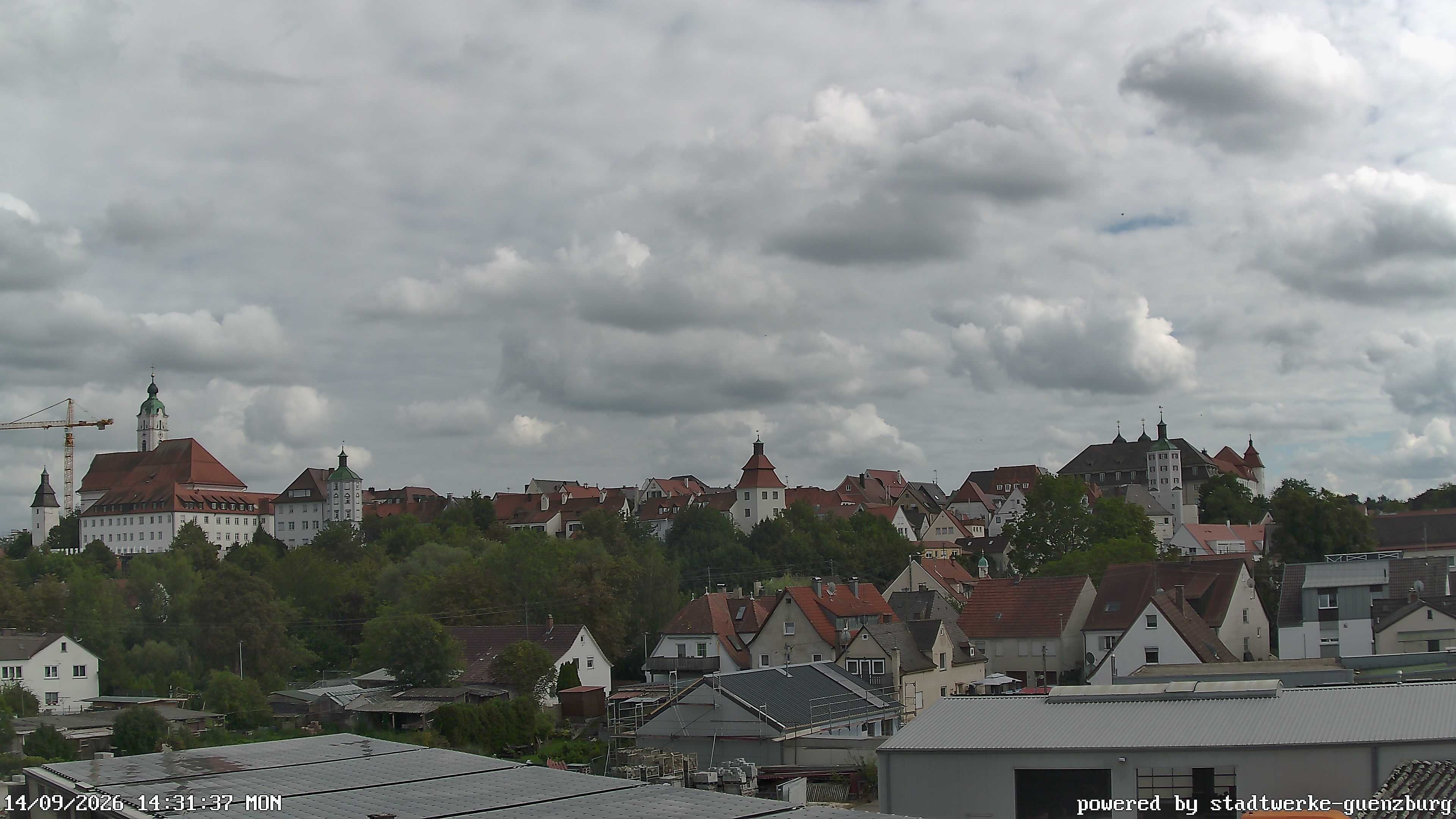 Archiv Foto Webcam Günzburg Altstadt