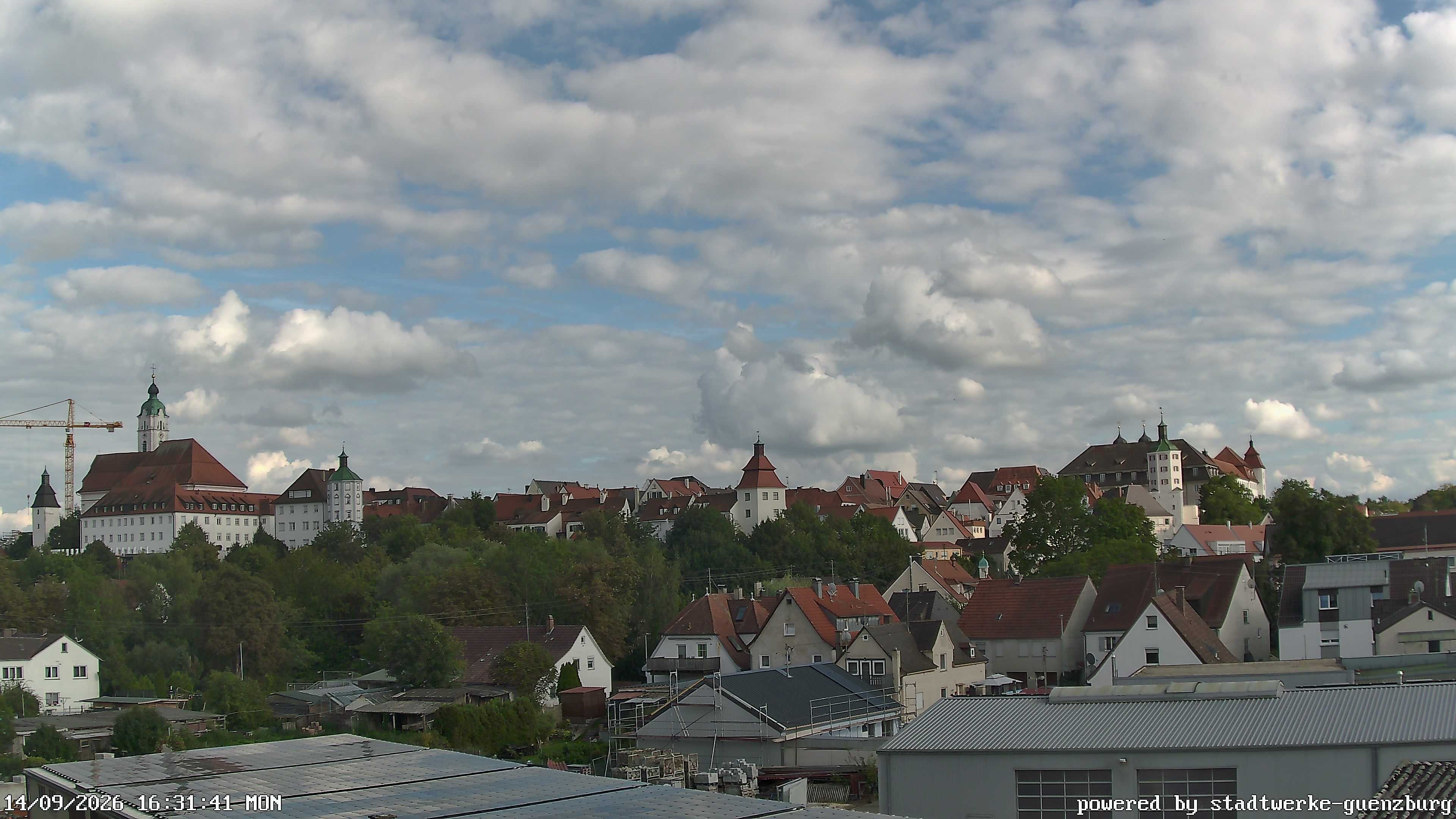 Archiv Foto Webcam Günzburg Altstadt