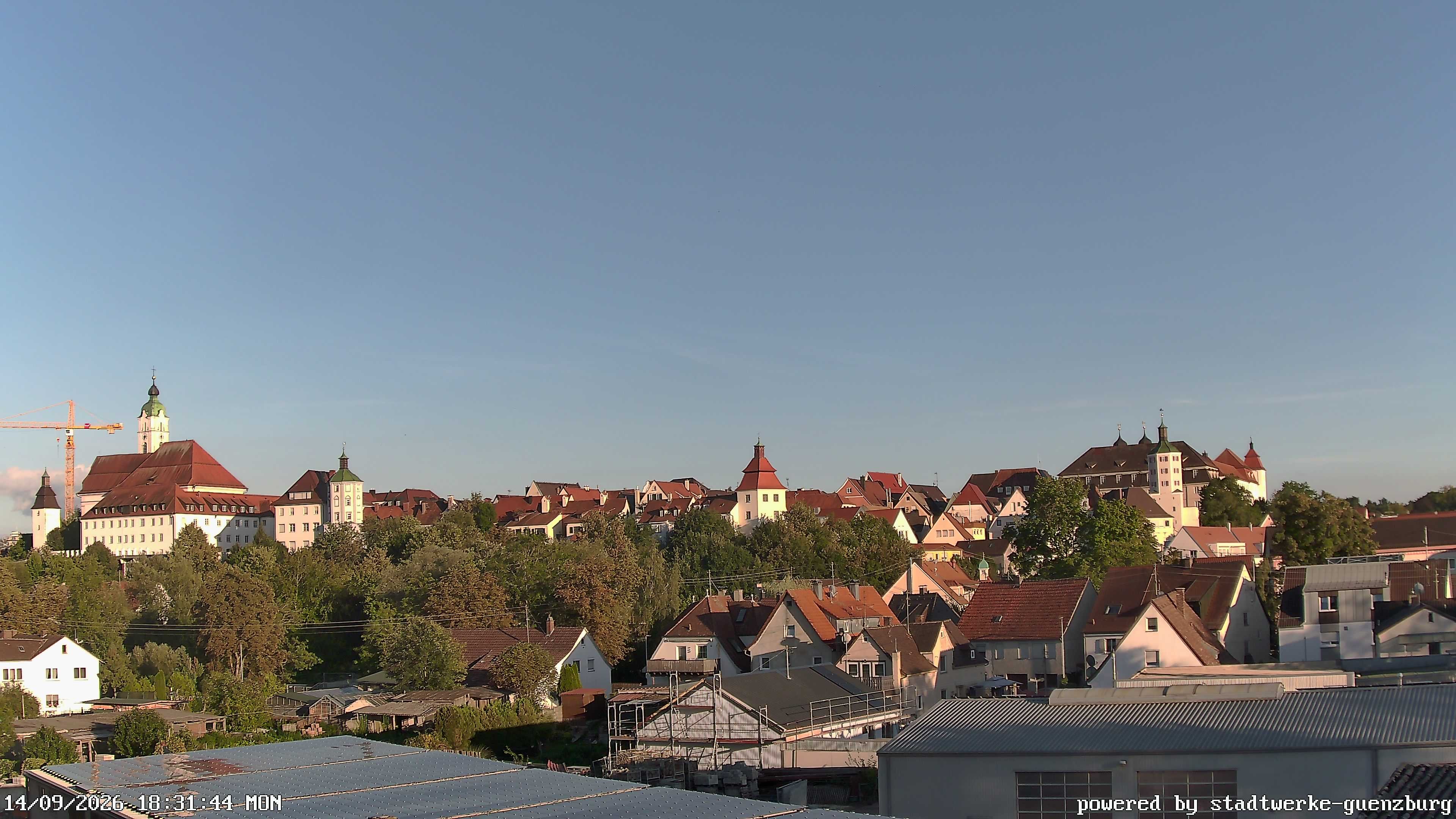 Archiv Foto Webcam Günzburg Altstadt