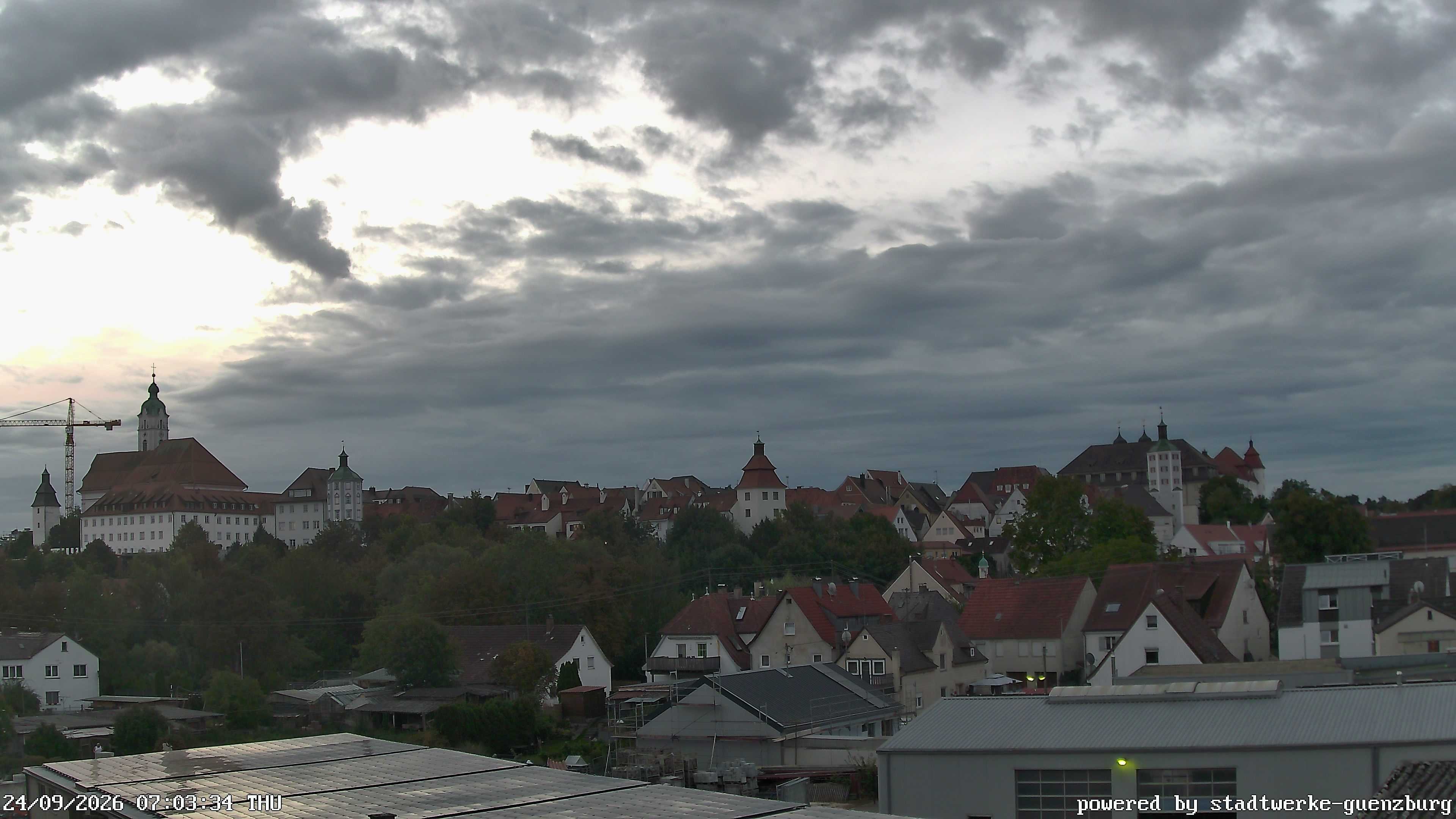 Archived image Webcam Historic City Günzburg