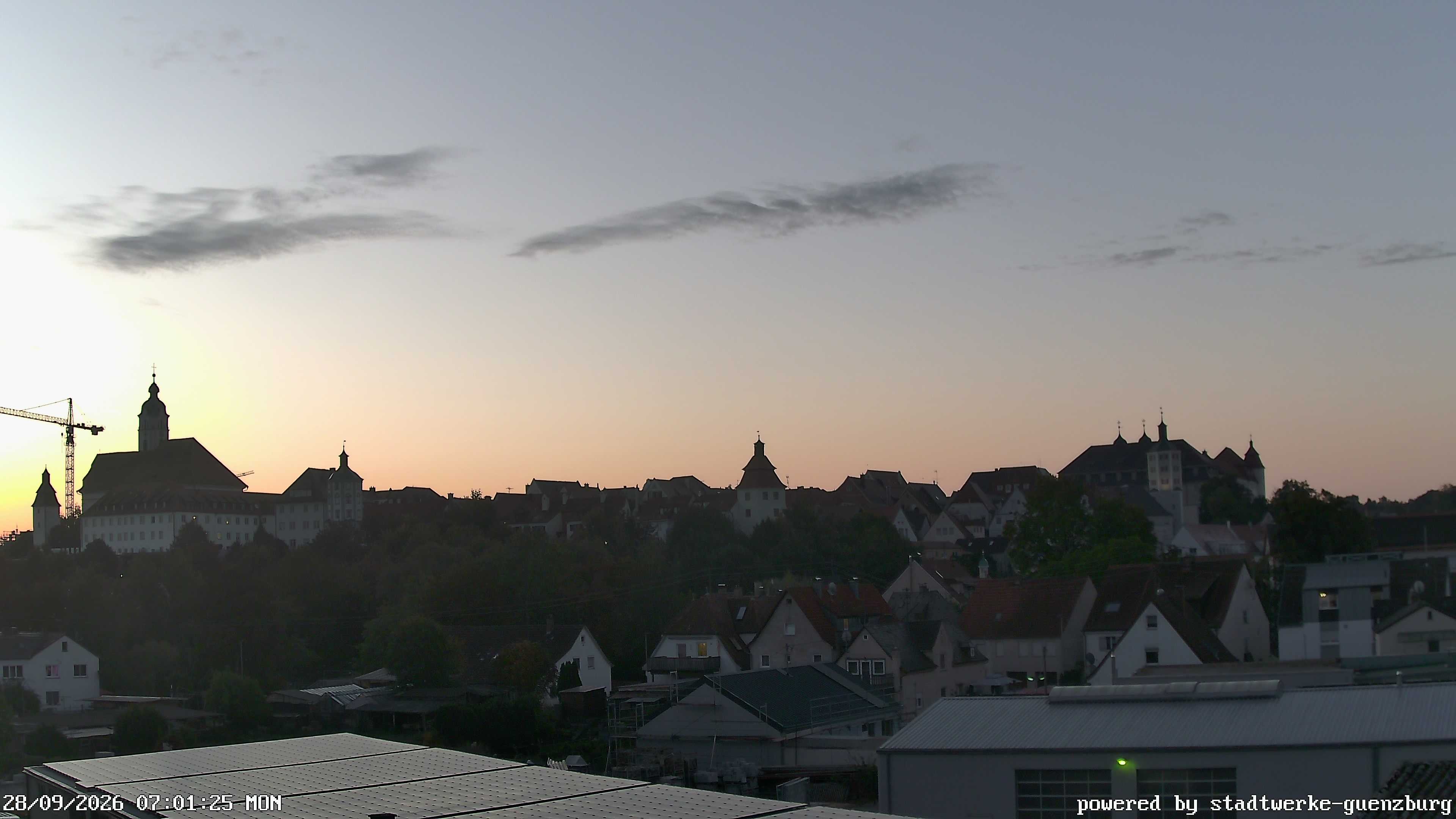Archiv Foto Webcam Günzburg Altstadt