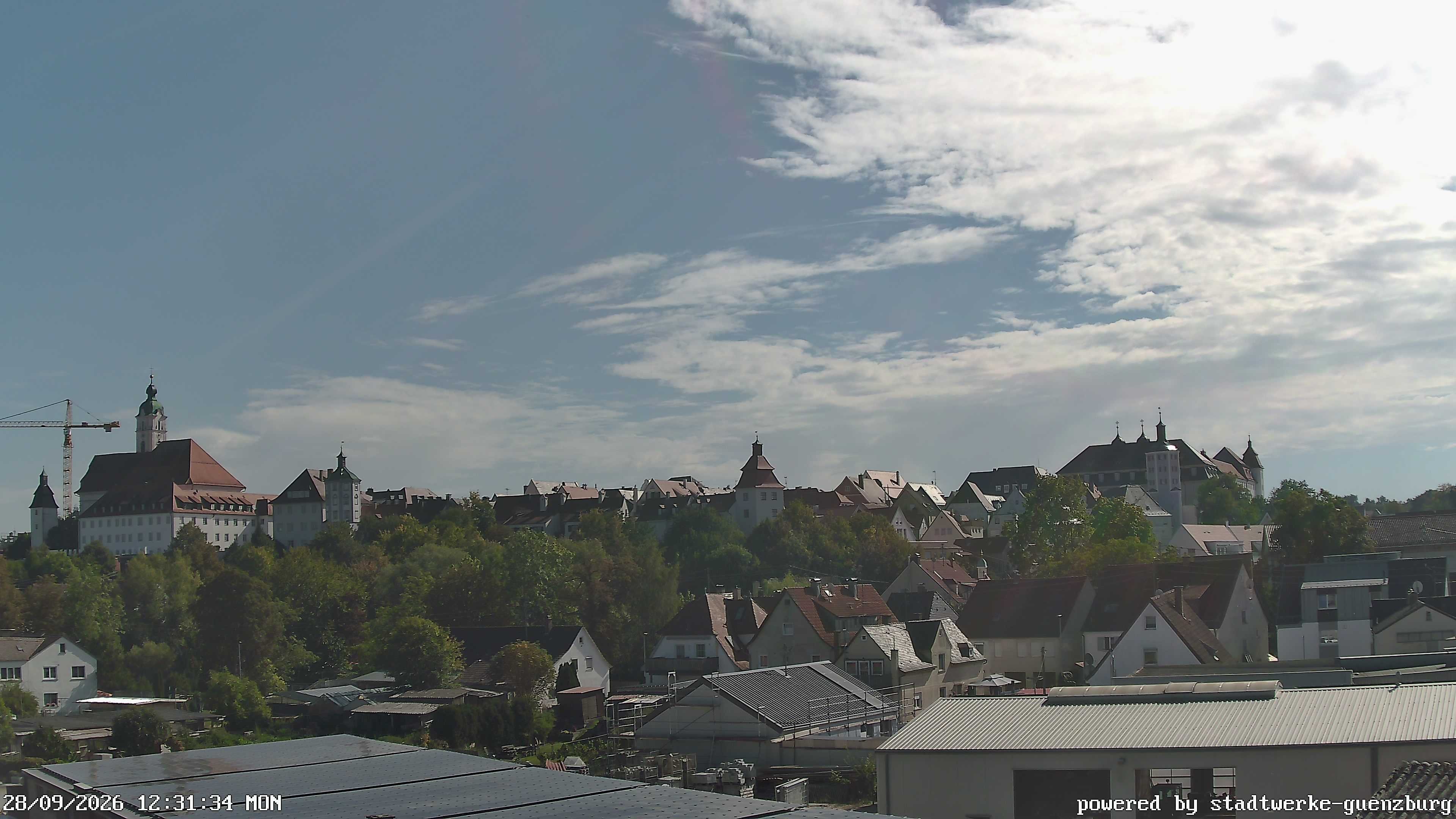 Archiv Foto Webcam Günzburg Altstadt