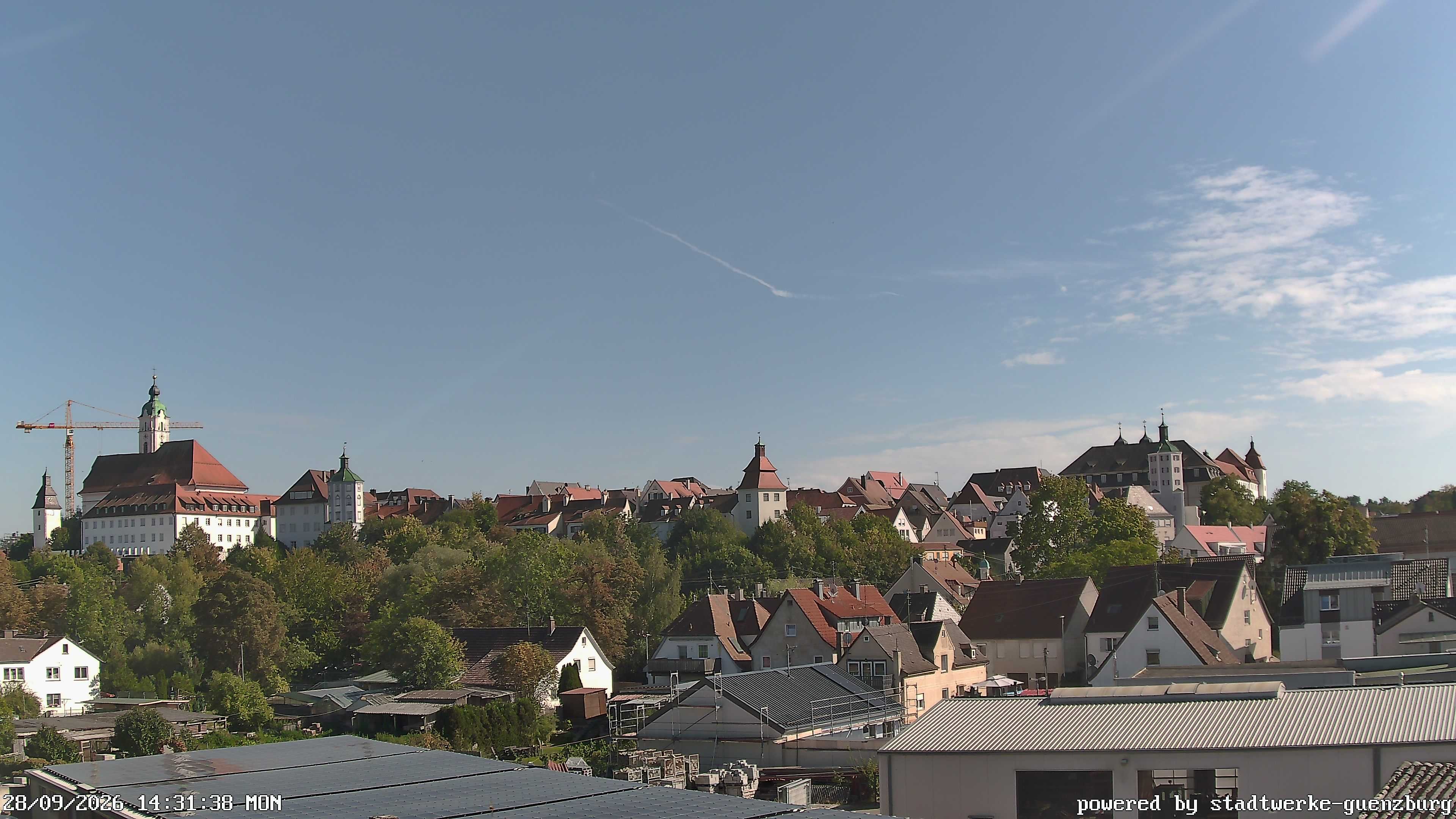 Archiv Foto Webcam Günzburg Altstadt