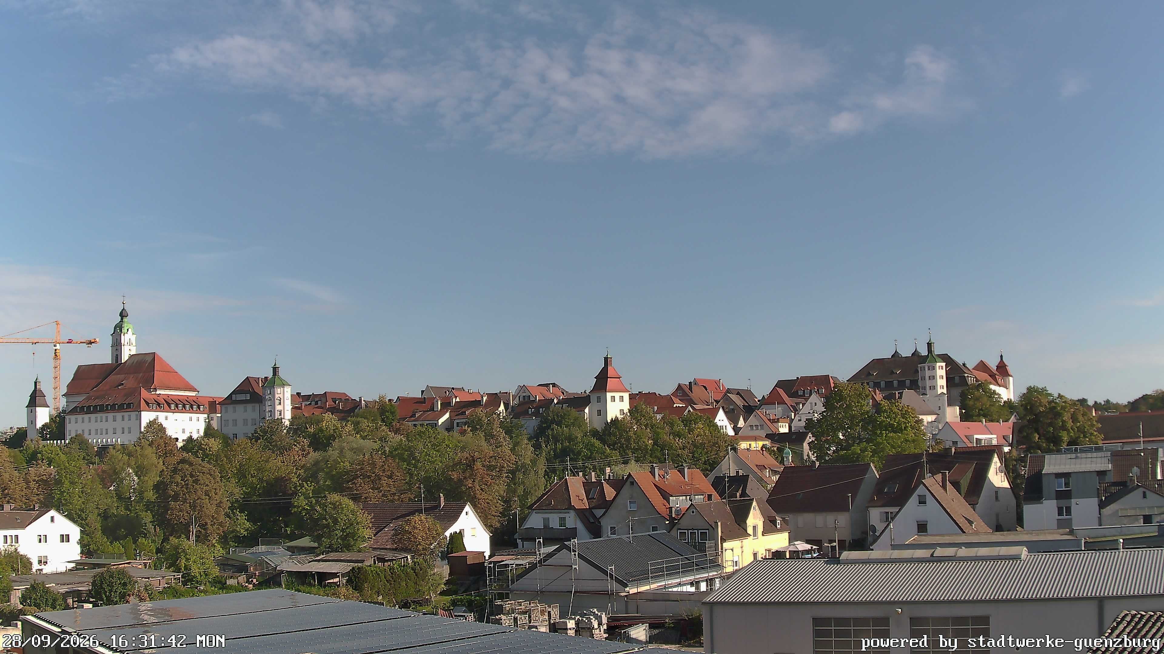 Archiv Foto Webcam Günzburg Altstadt