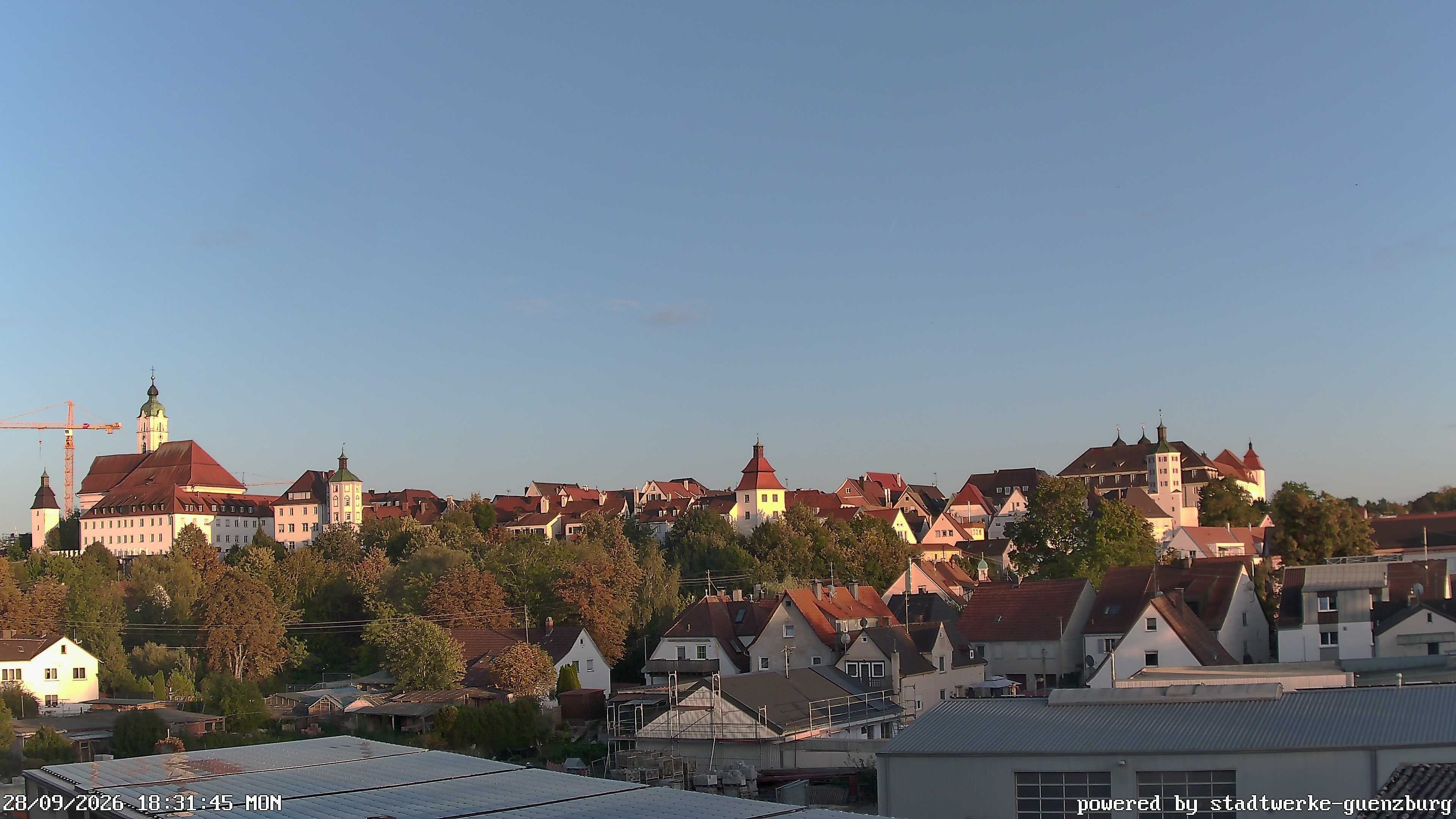 Archiv Foto Webcam Günzburg Altstadt