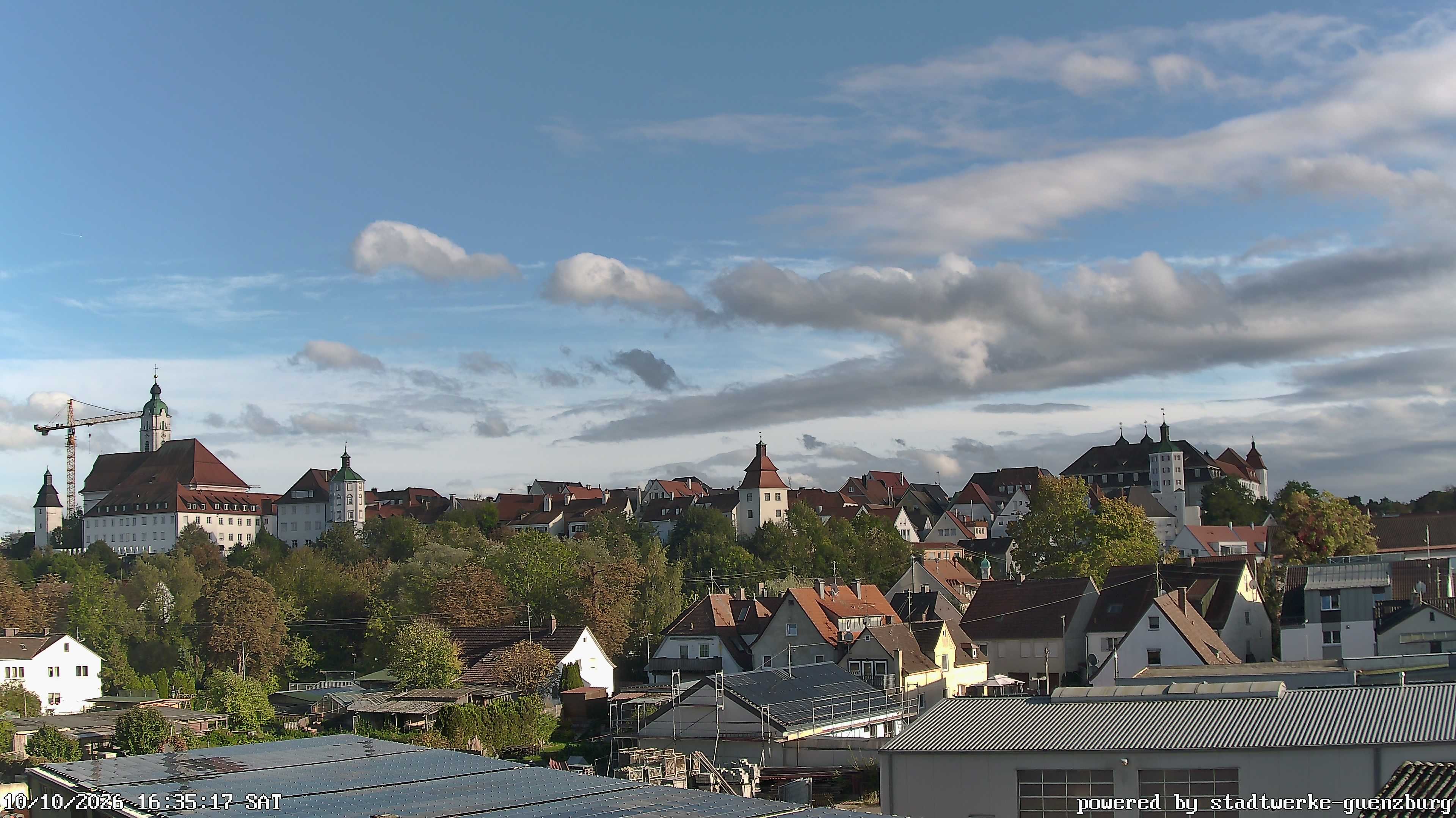 Archived image Webcam Historic City Günzburg