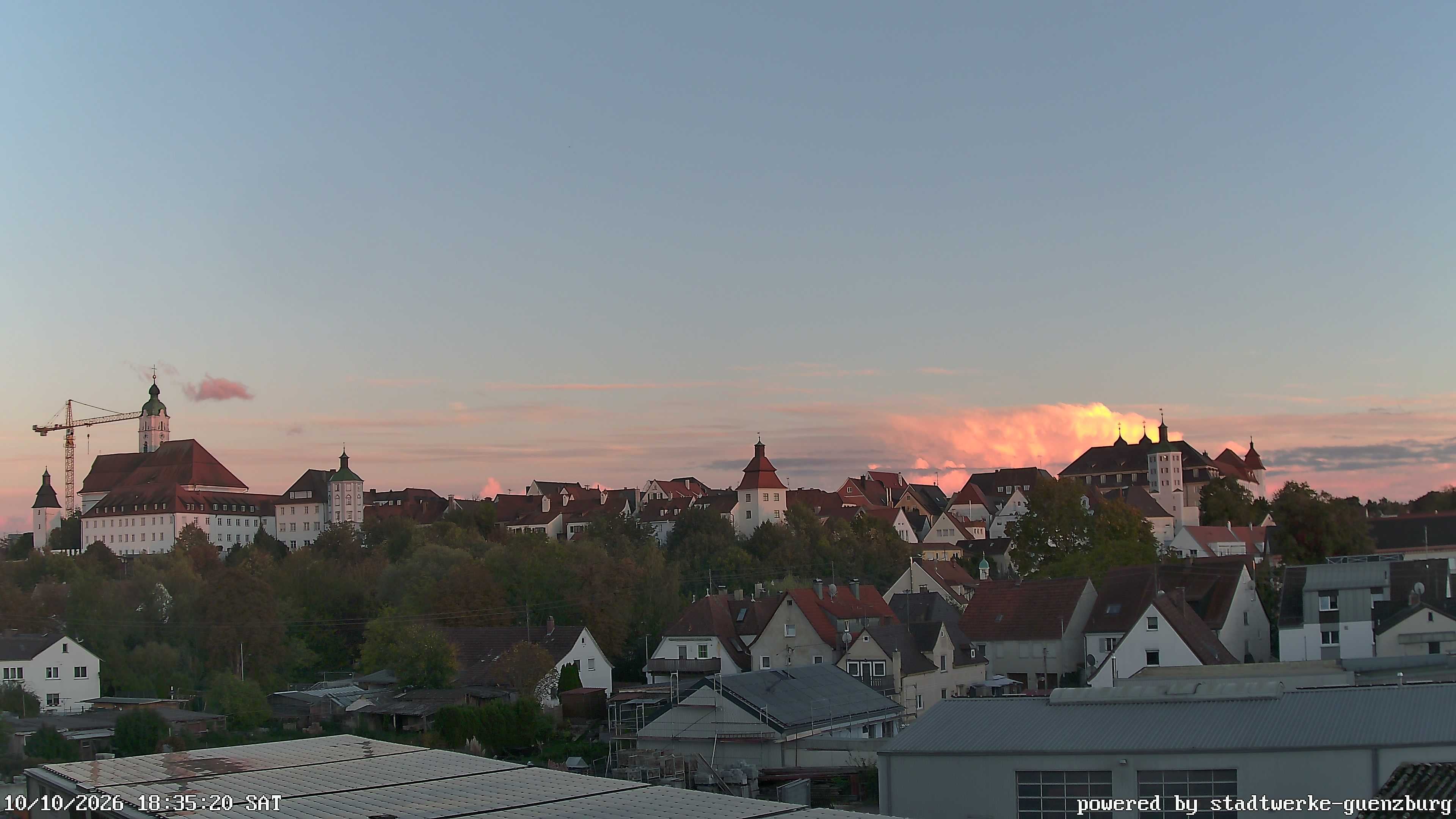 Archived image Webcam Historic City Günzburg