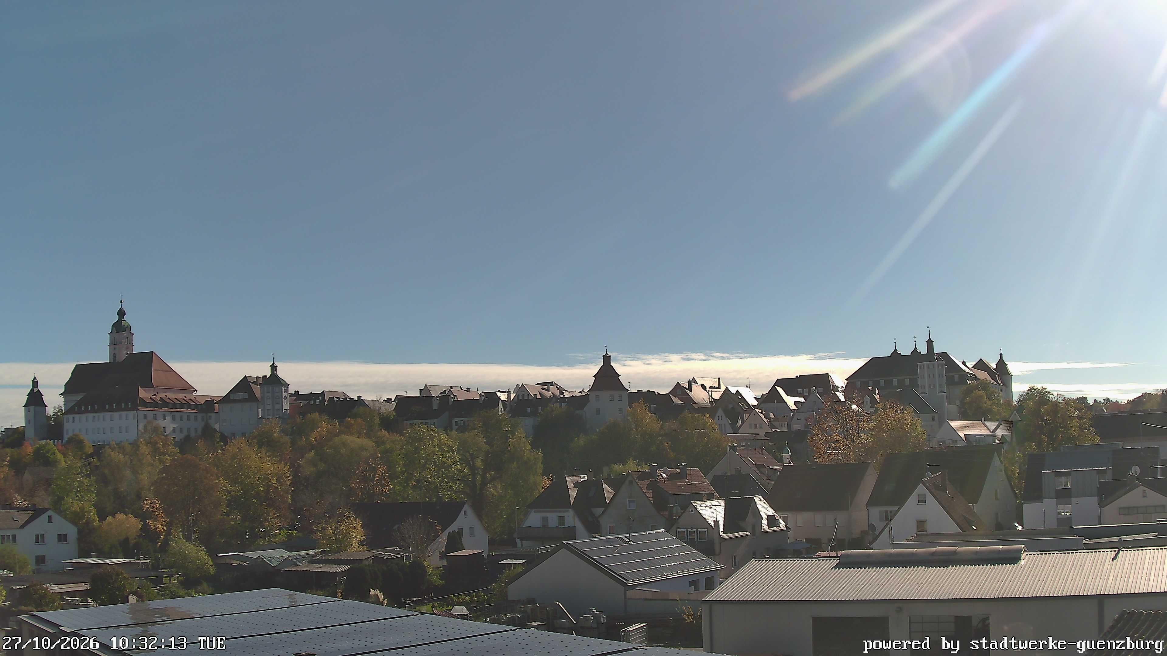 Archiv Foto Webcam Günzburg Altstadt