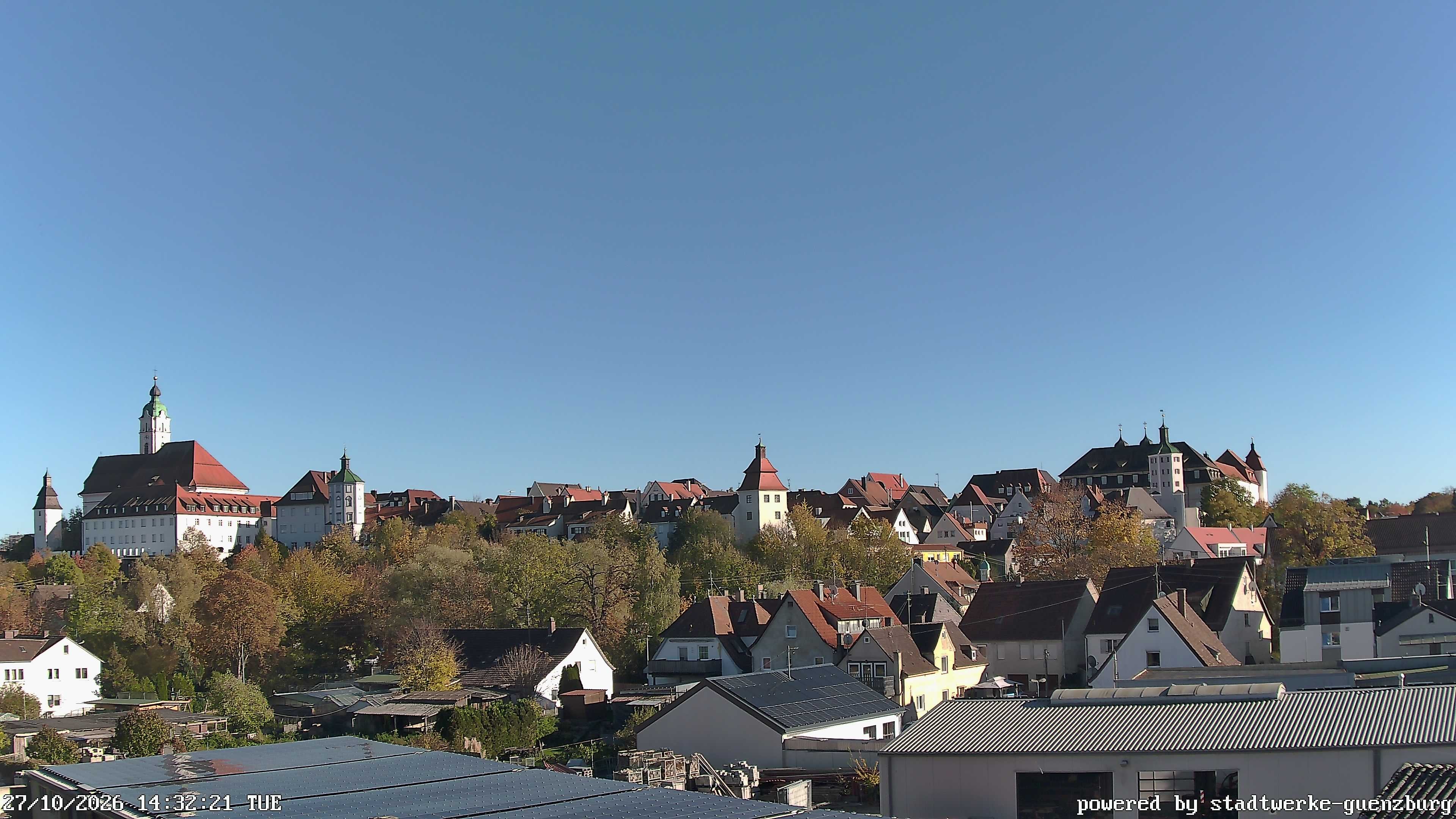 Archiv Foto Webcam Günzburg Altstadt