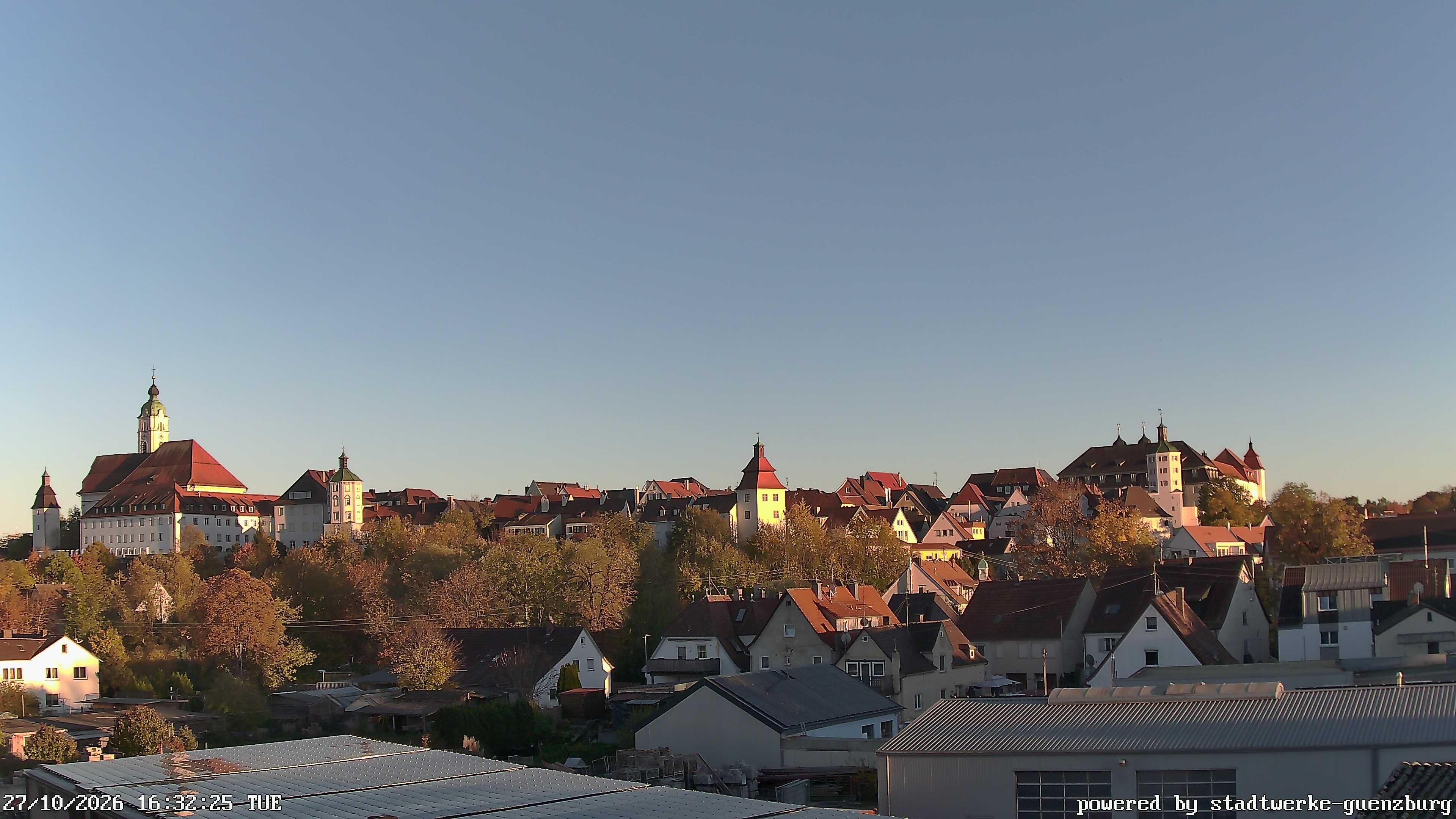 Archiv Foto Webcam Günzburg Altstadt