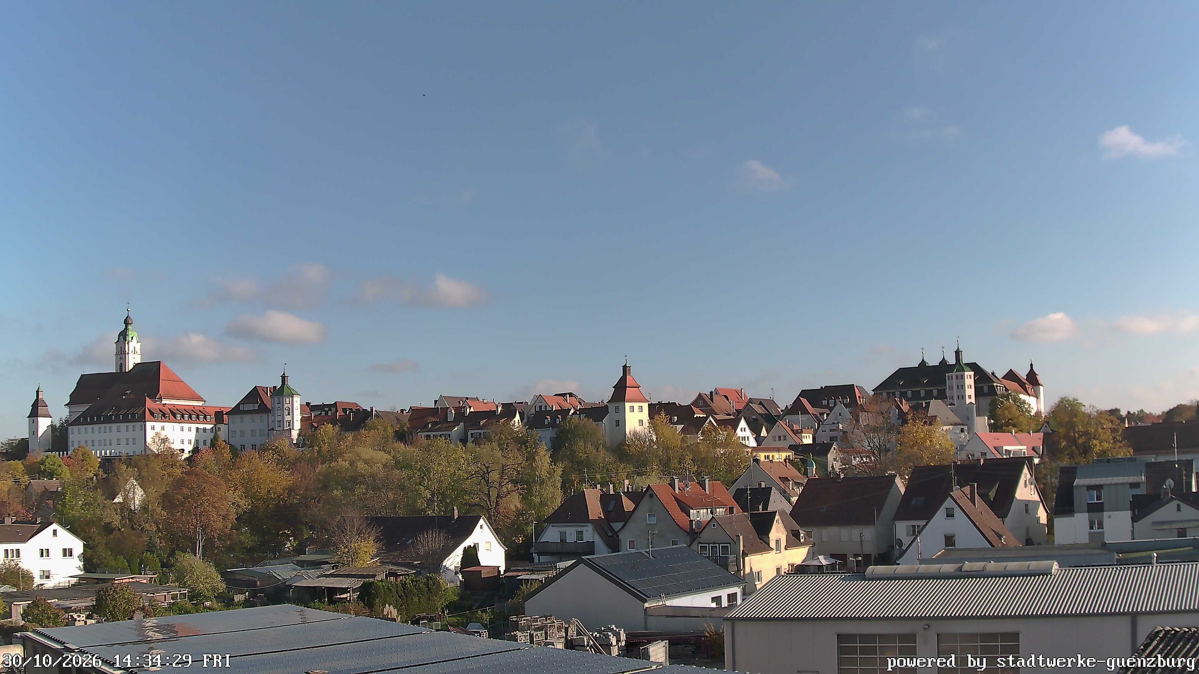Archiv Foto Webcam Günzburg Altstadt