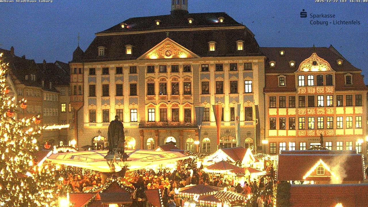 Archiv Foto Webcam Stadthaus Coburg