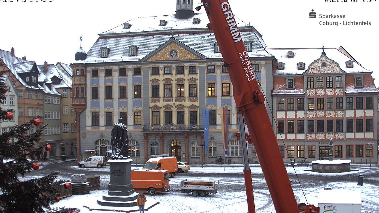 Archiv Foto Webcam Stadthaus Coburg