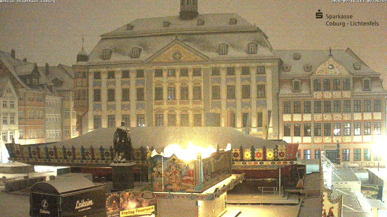 Archiv Foto Webcam Stadthaus Coburg