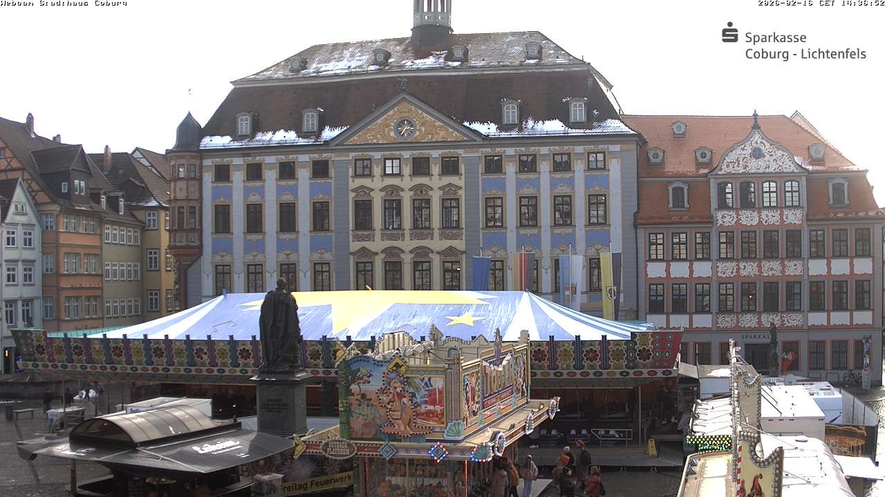 Archiv Foto Webcam Stadthaus Coburg