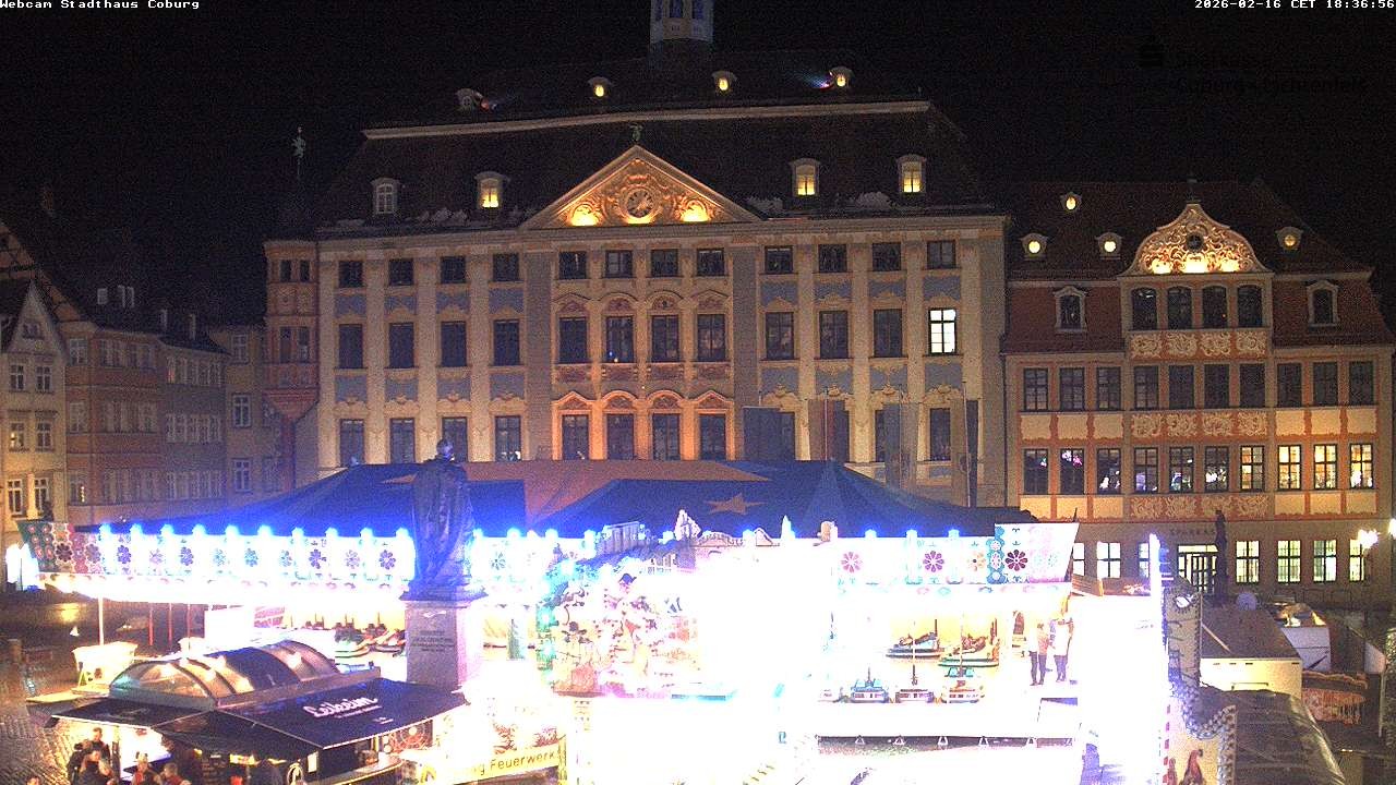 Archiv Foto Webcam Stadthaus Coburg