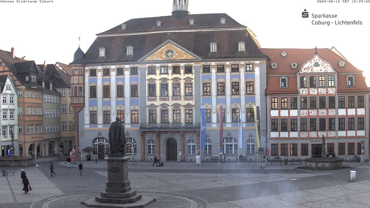 Archiv Foto Webcam Stadthaus Coburg