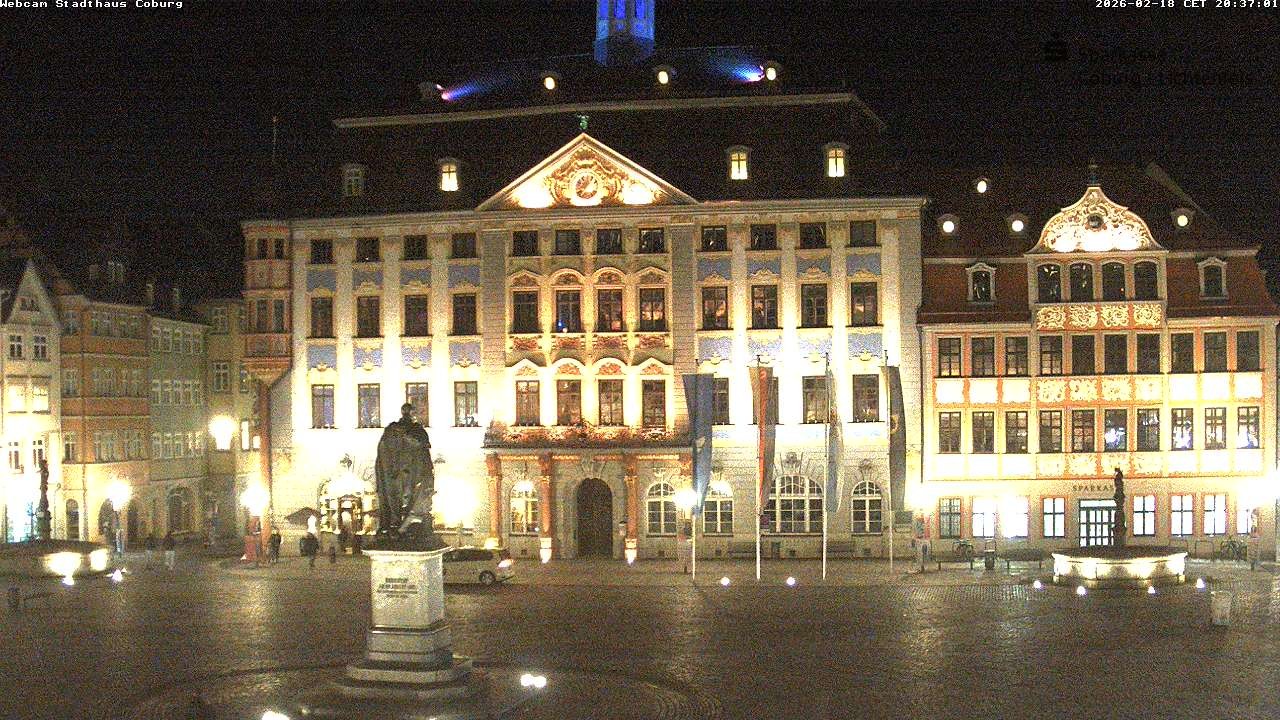 Archiv Foto Webcam Stadthaus Coburg