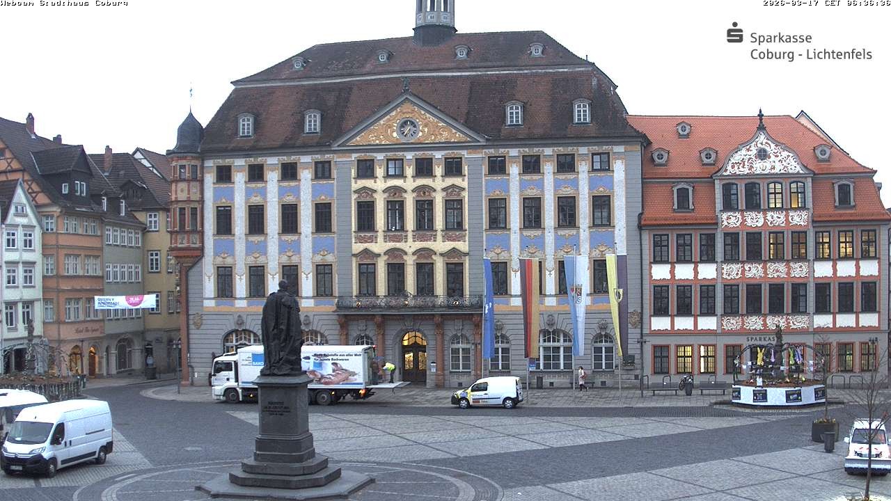 Archiv Foto Webcam Stadthaus Coburg