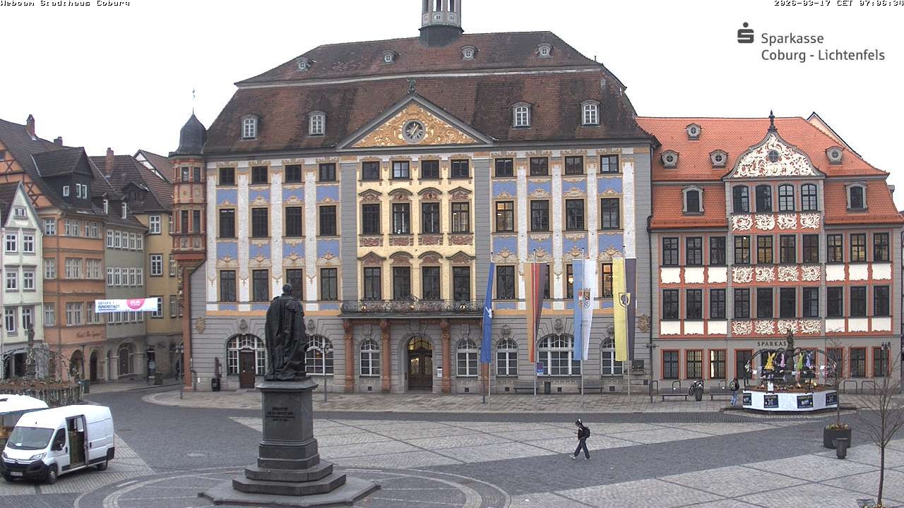 Archiv Foto Webcam Stadthaus Coburg