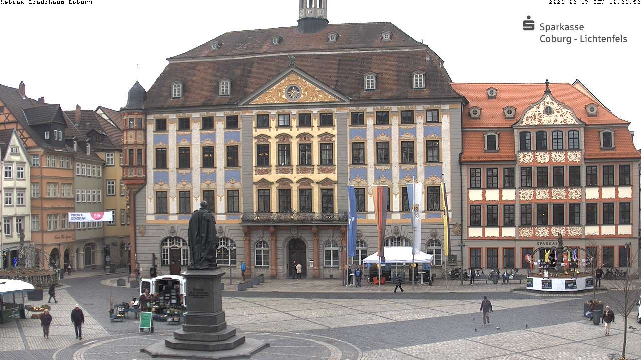 Archiv Foto Webcam Stadthaus Coburg