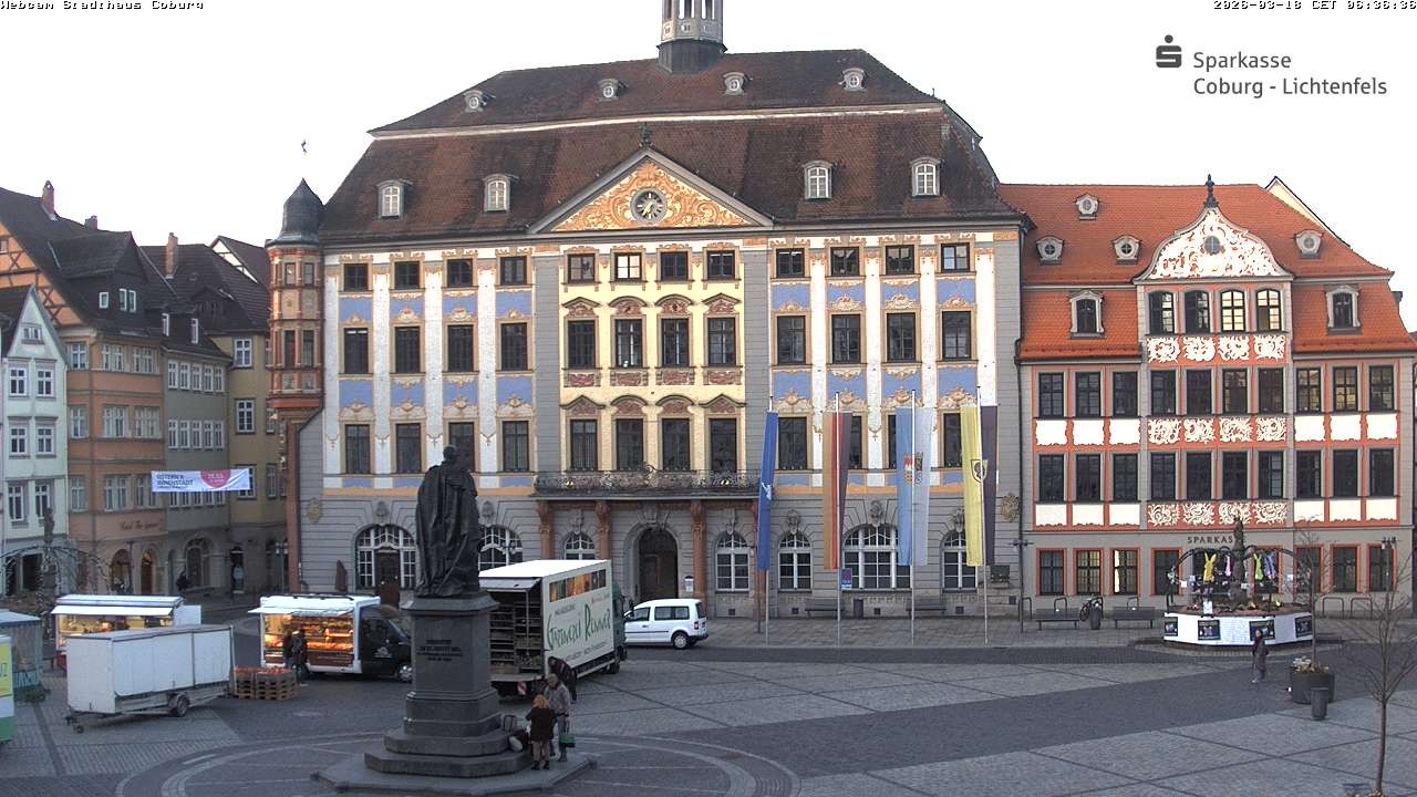 Archiv Foto Webcam Stadthaus Coburg