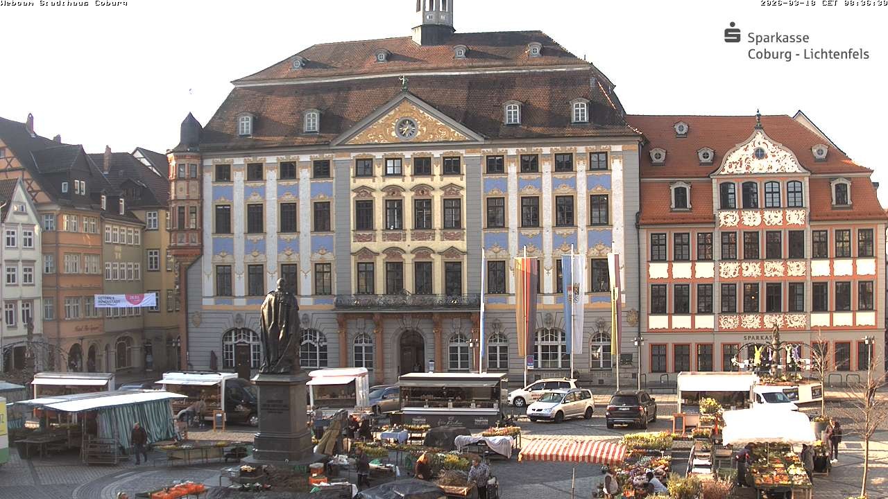 Archiv Foto Webcam Stadthaus Coburg