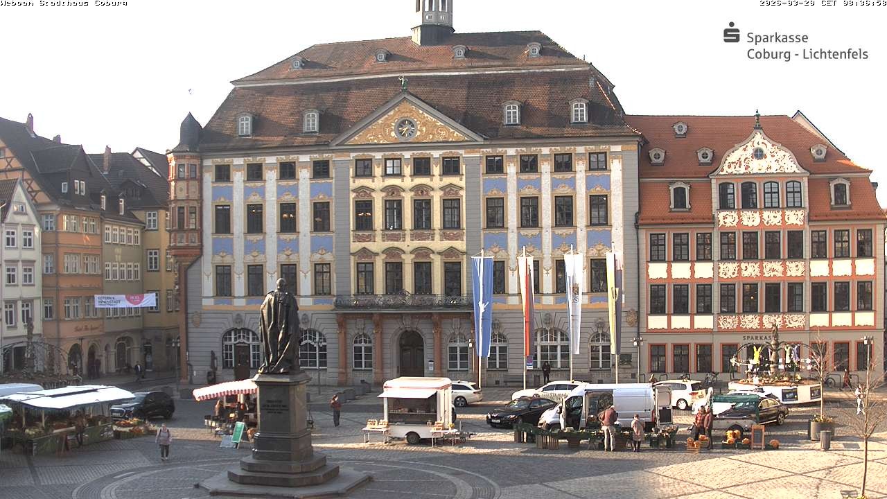 Archiv Foto Webcam Stadthaus Coburg