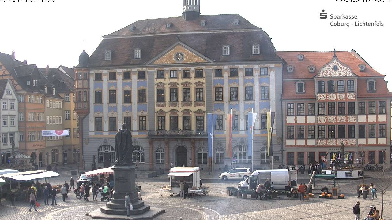 Archiv Foto Webcam Stadthaus Coburg