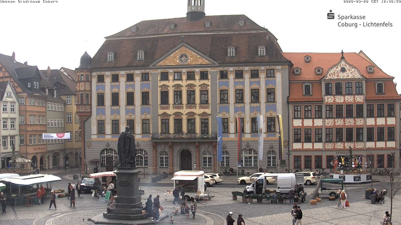 Archiv Foto Webcam Stadthaus Coburg