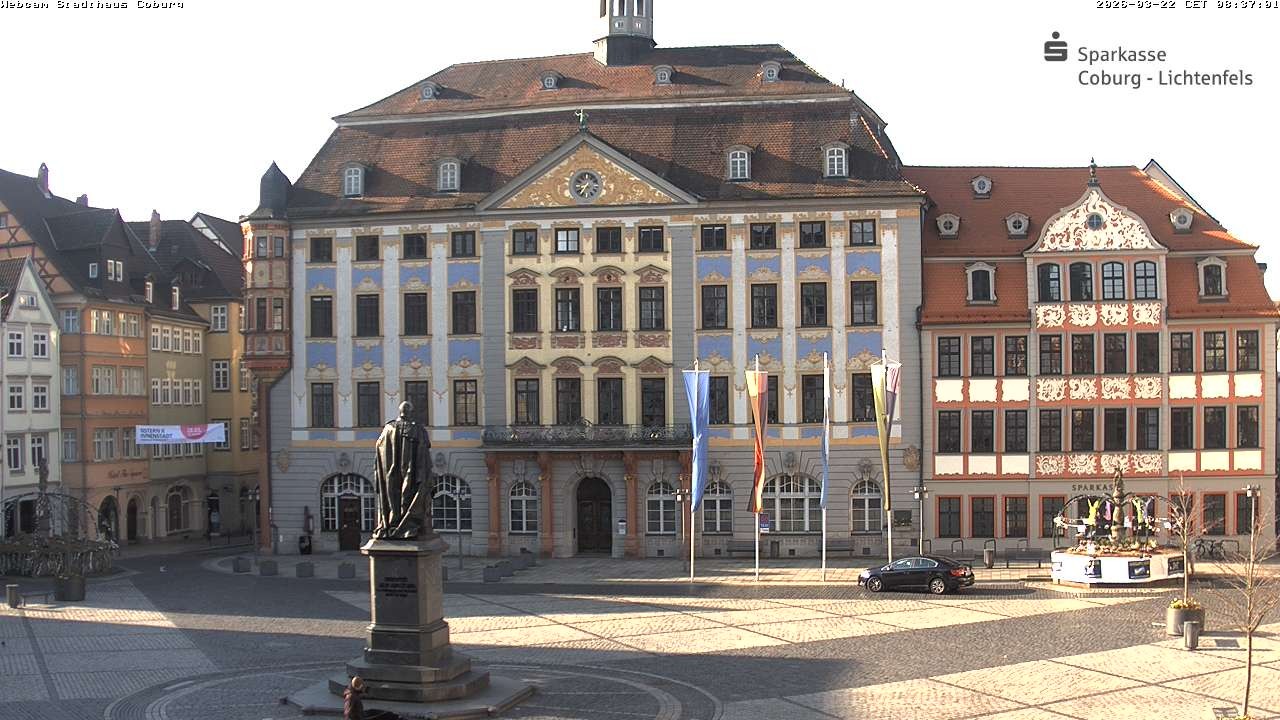 Archiv Foto Webcam Stadthaus Coburg