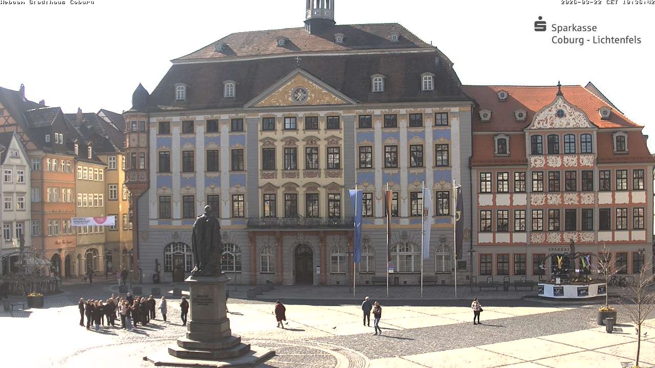 Archiv Foto Webcam Stadthaus Coburg