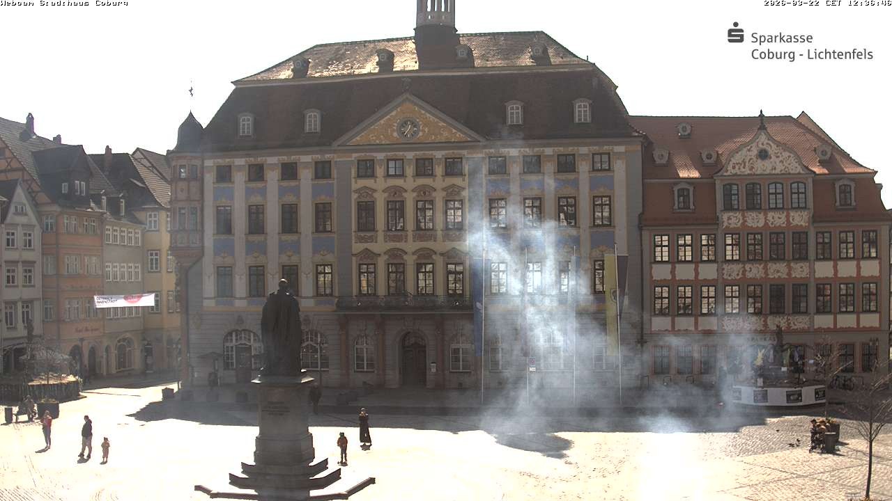 Archiv Foto Webcam Stadthaus Coburg