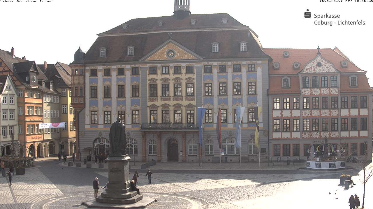 Archiv Foto Webcam Stadthaus Coburg