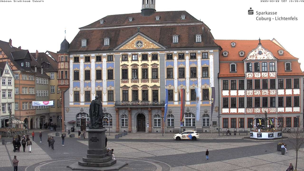 Archiv Foto Webcam Stadthaus Coburg