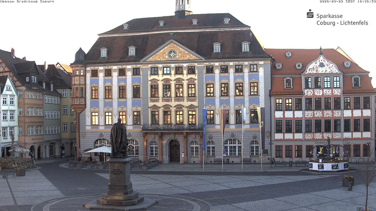 Archiv Foto Webcam Stadthaus Coburg