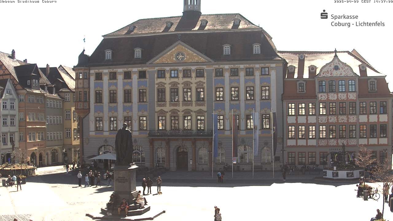 Archiv Foto Webcam Stadthaus Coburg