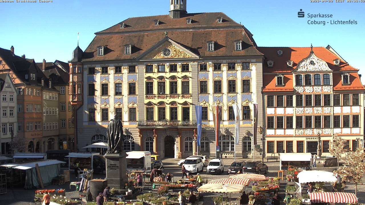 Archiv Foto Webcam Stadthaus Coburg