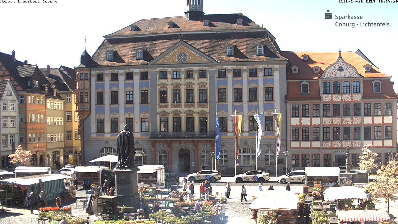 Archiv Foto Webcam Stadthaus Coburg