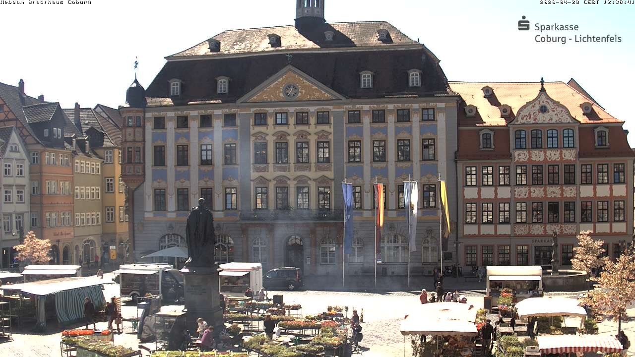 Archiv Foto Webcam Stadthaus Coburg