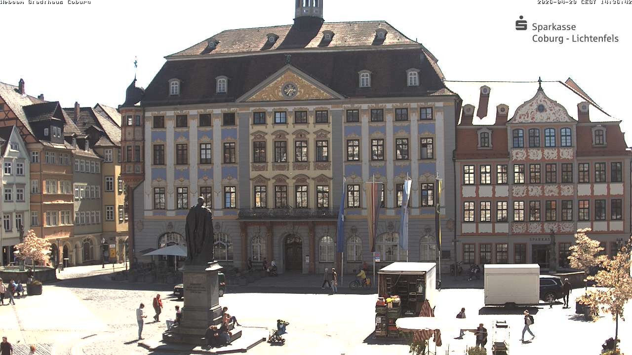 Archiv Foto Webcam Stadthaus Coburg