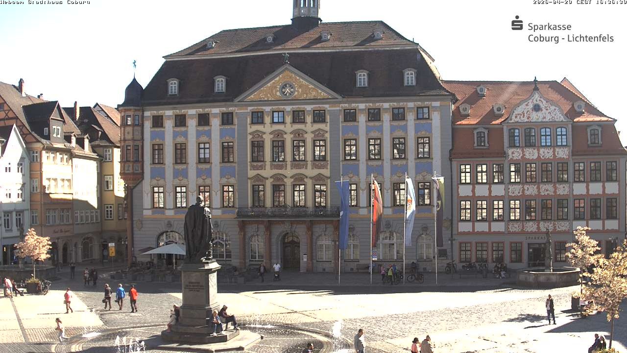 Archiv Foto Webcam Stadthaus Coburg