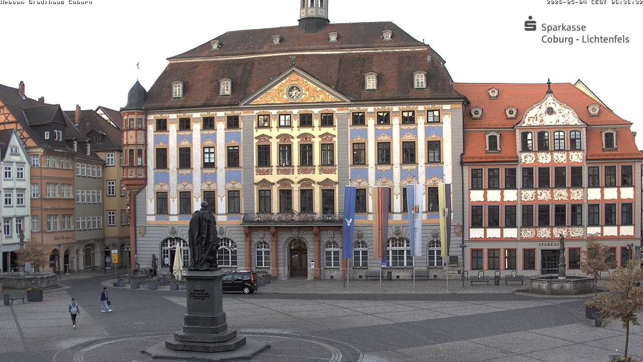Archiv Foto Webcam Stadthaus Coburg